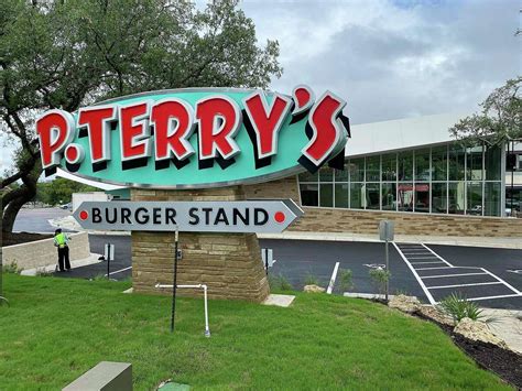 On July 6, 2005, Kathy and Patrick <b>Terry</b> opened their first burger stand at the corner of Barton Springs and South Lamar in Austin, Texas. . P terrys near me